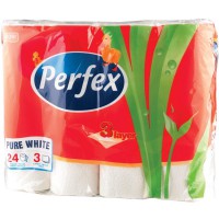 Perfex Pure White 24tek 3 rétegű wc papír